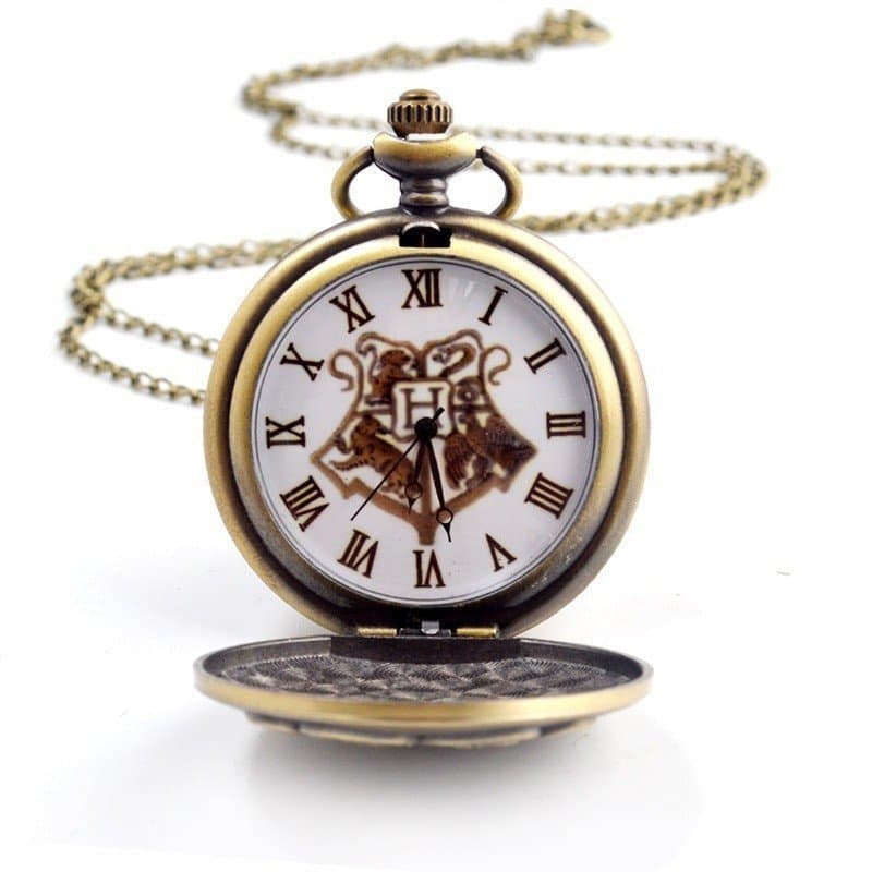 Harry Potter Ladrão de vôo Harry Potter Relógio de bolso Harry Potter Quartz Retro Flip Relógio de bolso