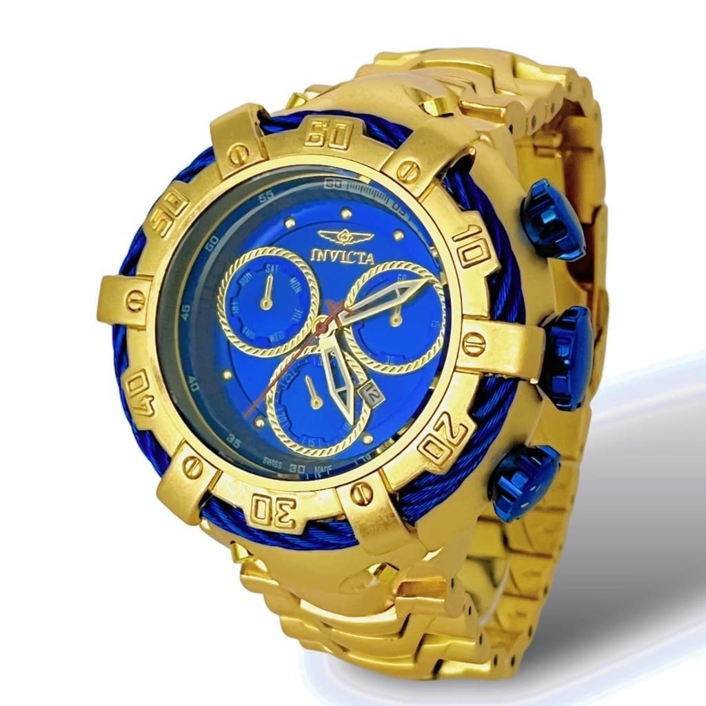 Relógio invicta Dourado  Pesado Luxo  Na Caixa