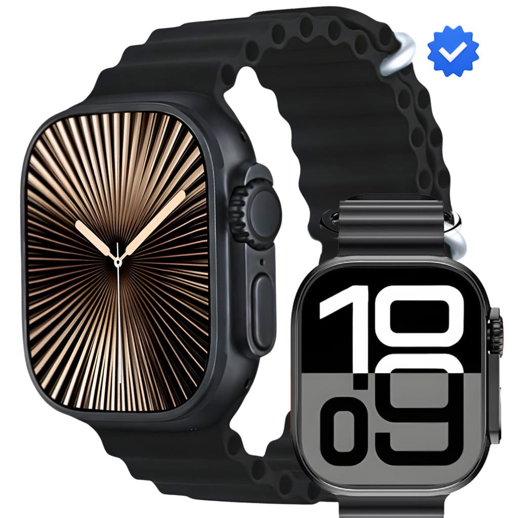 Smartwatch Microwear W3 Ultra 2025 Série 10 49mm GPS Bluetooth WhatsApp Ligações IP68 Saúde
