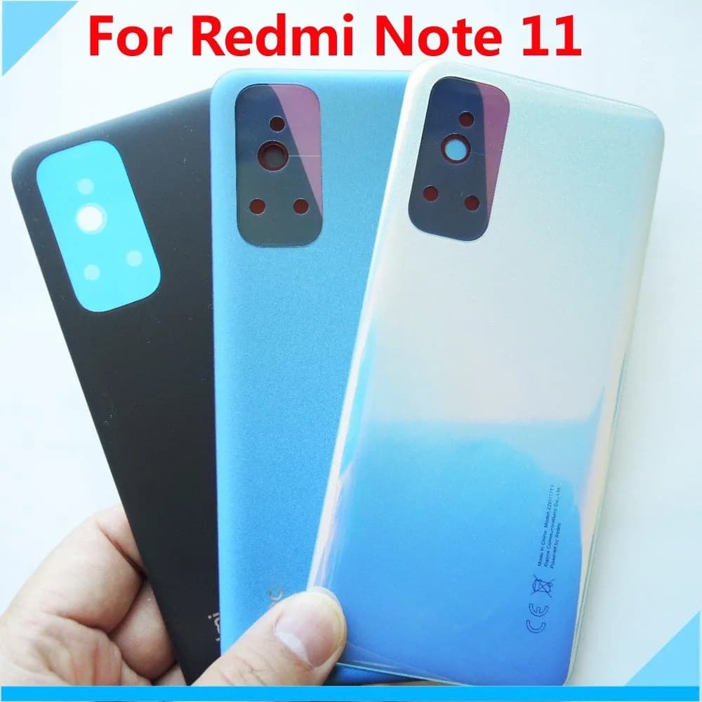 Capa De Bateria Para Xiaomi Redmi Note 11 4G Versão Global Traseira De Plástico Porta Habitação Caso Peças Do Telefone M