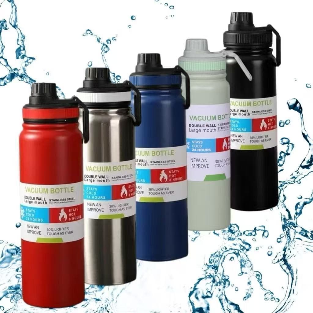 Garrafa Térmica 800ml garrafa espacial Quente & Frio Com Isolamento Térmico De GranAs cores são enviadas aleatoriamented