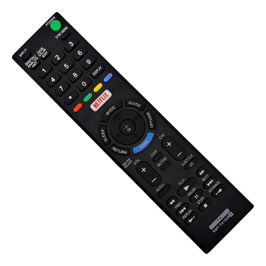 Controle Remoto Para Smart Tv Sony Kdl-32w655d - Kdl-40r555c