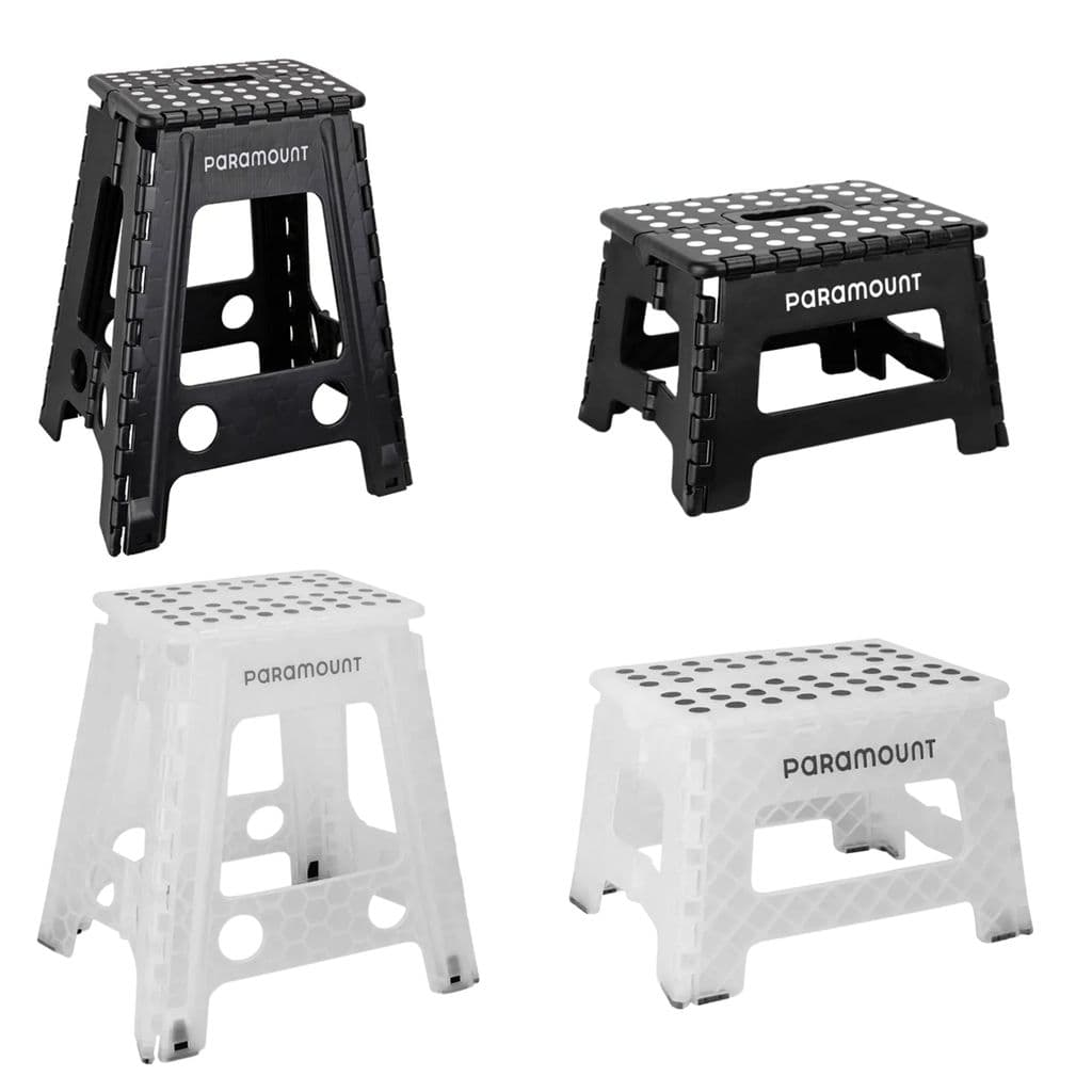 Banqueta Dobrável Antiderrapante Paramount Resistente e Prática Cozinha Camping Pescar