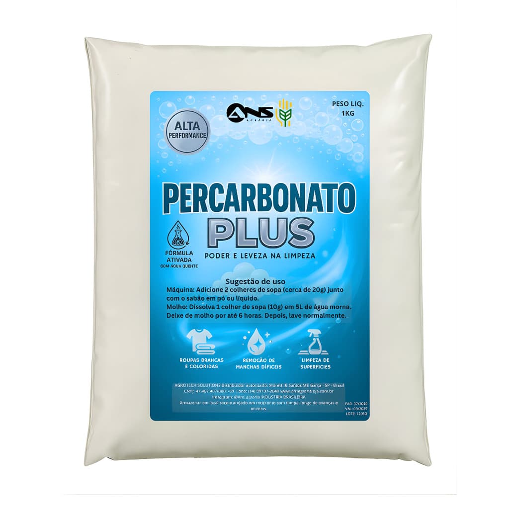 Percabonato Plus 1Kg Alto poder de Limpeza
