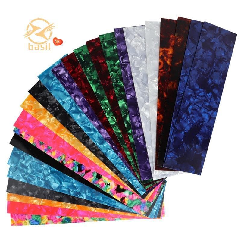 Folhas De Perfuração Para Palheta De Guitarra , Faça Você Mesmo , Músicos , Celulóide , Três Espessuras Por 0.46/0.71/0.