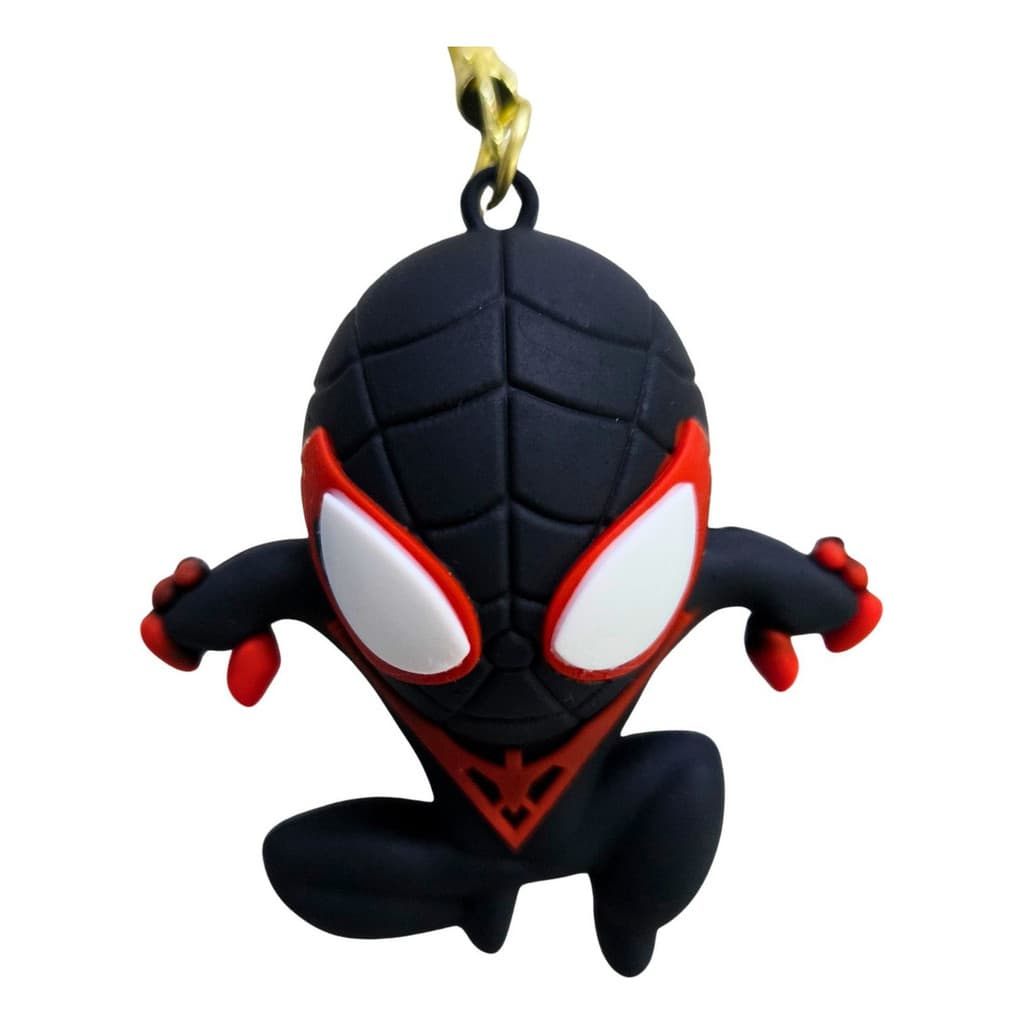 Chaveiro Spiderman Emborrachado Relevo 3D - Ideal para Mochilas e Chaves