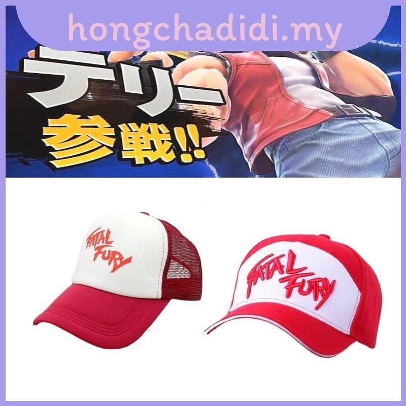 Boné de Beisebol Bordado GAME KOF Fatal Fury Terry Bogard, Boné do Rei dos Lutadores J9GN X1NK