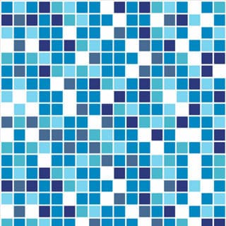 Papel de Parede Autocolante  Pastilha 1x0,50 PASTILHA AZUL