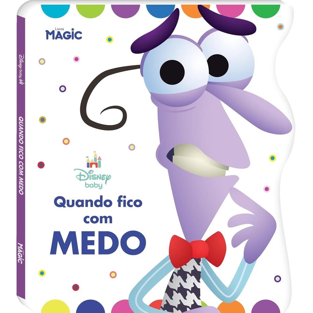 Kit Livro de Banho Disney Baby "Quando Fico Com Medo" + Esponja Divertida