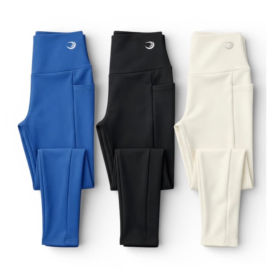 Kit 3 Calças Leggings com Bolsos Poliamida Premium Summer Pro - 3 unidades