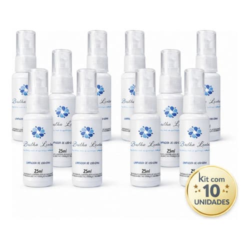 Kit 10 Spray Limpa Lentes Oculos Celular Tv Notebooks Brilha Lentes