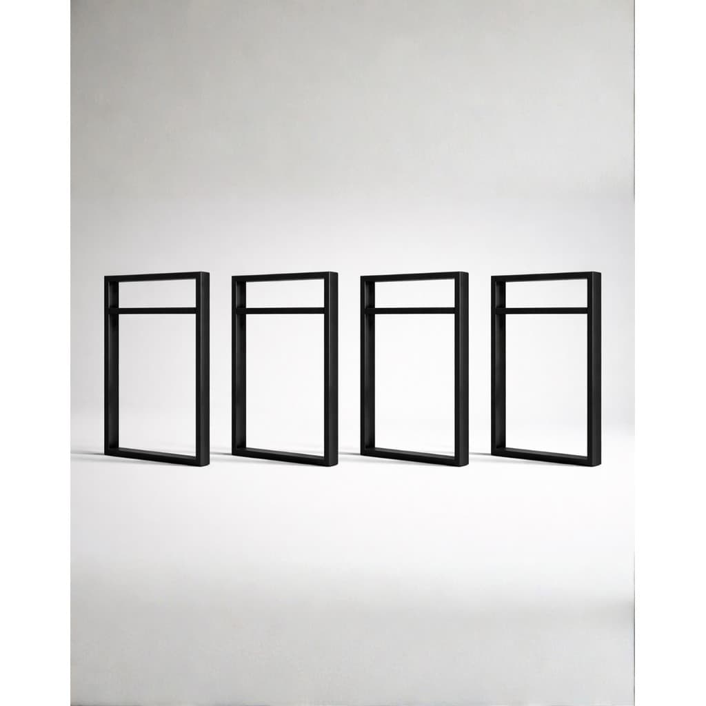 4x Suportes Para Prateleira Parede/Teto 40x30cm - Estilo Industrial
