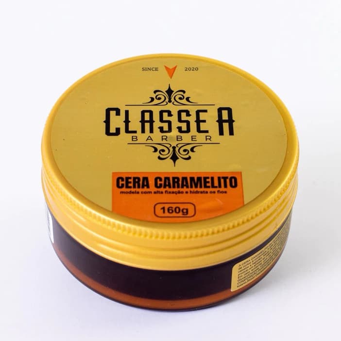 Cera Caramelito Classe A Cera Modeladora Caramelo 160g Cera Matte Caramelo Cera Fixadora Caramelo