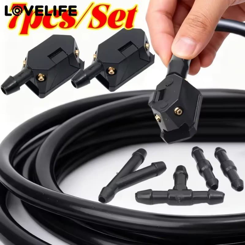 Conjunto De Mangueira De Spray Para Limpador De Carro 2M-Acessórios Limpadores De Limpeza Automática-Conector Divisor Ty