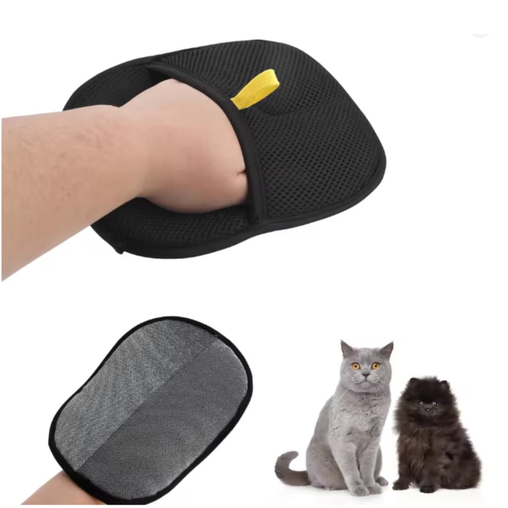 Luva Removedora Remove Pelos Pet Gato Cachorro Escova de Remoção Eletrostática