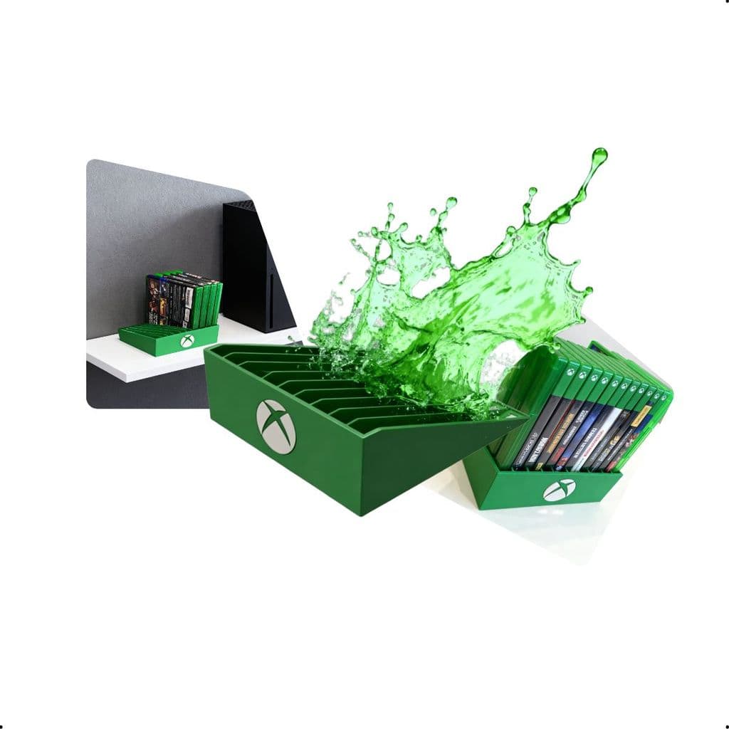 Suporte Para Games Xbox Organizador De Capas Porta Jogos Para Xbox Series X S Setup Gamer