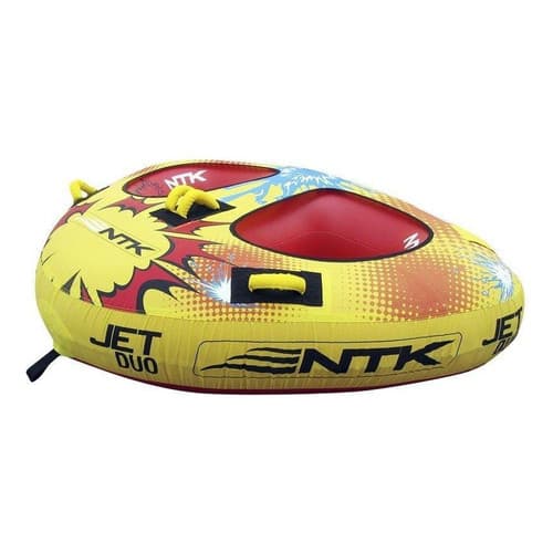 Bóia Rebocavel Nautika Jet Duo Para Barcos Lanchas Jet Ski Amarelo