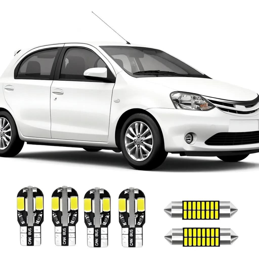 Kit Lâmpadas De Led  Toyota Etios 2018 A 2022