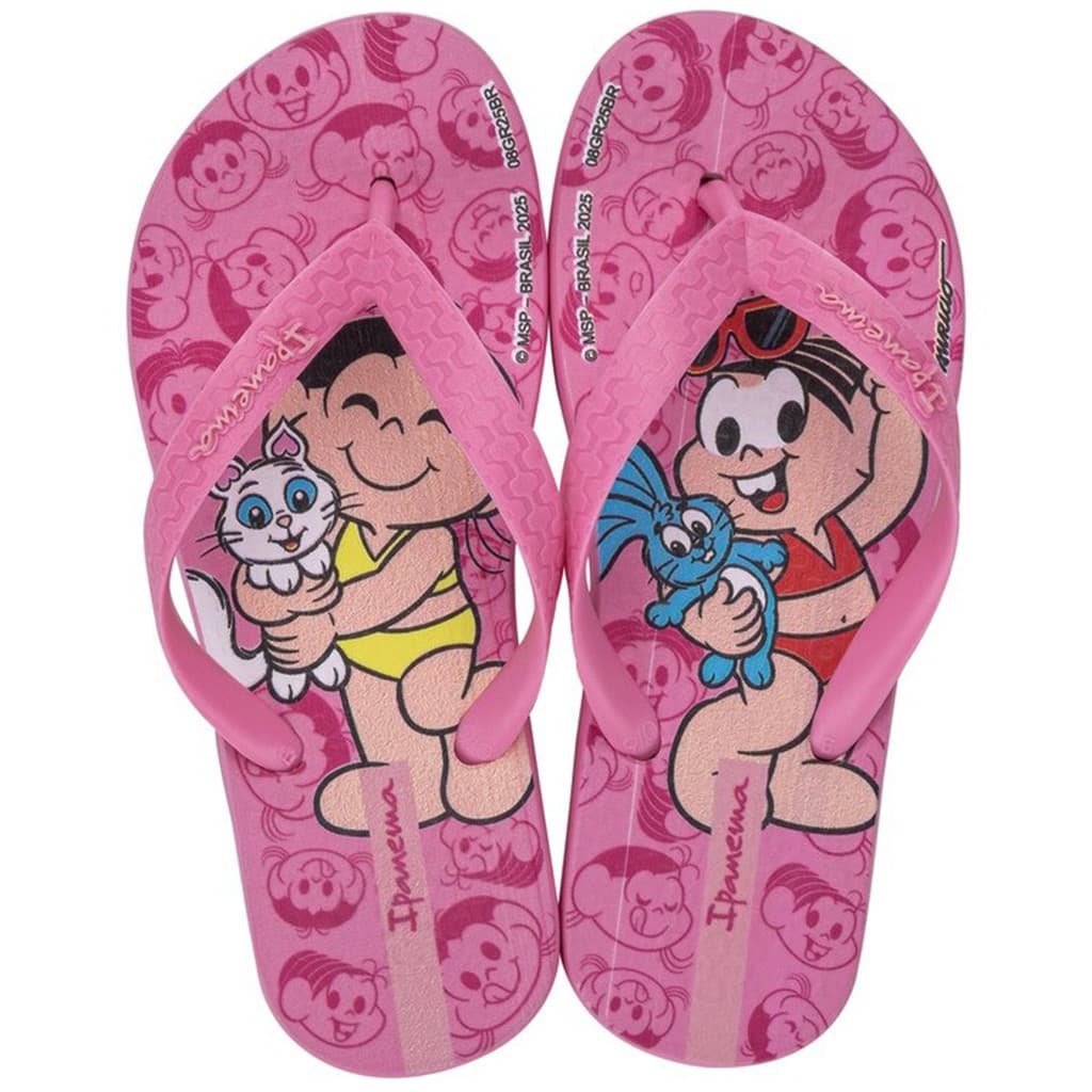 Chinelo Ipanema Infantil Turma da Mônica Meninas