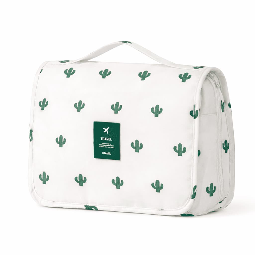 Necessaire de Higiene Pessoal com Gancho para Pendurar e Múltiplos Compartimentos