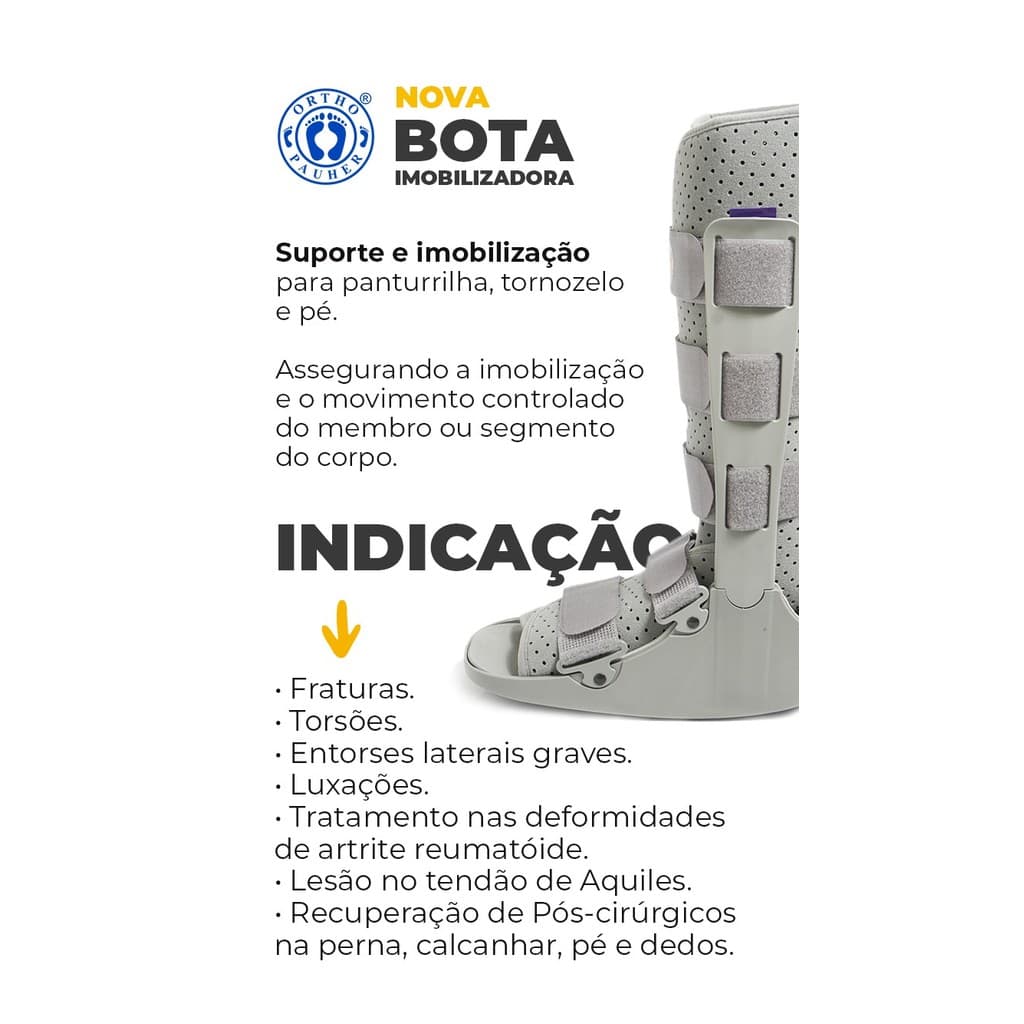Bota Imobilizadora Robocop longa