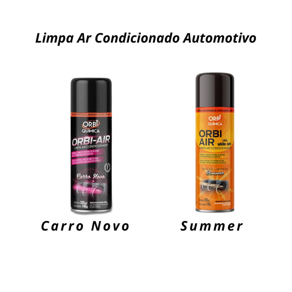 KIT 2 LIMPA AR CONDICIONADO AUTOMOTIVO FRAGRÂNCIAS - 1 CARRO NOVO E 1 SUMMER