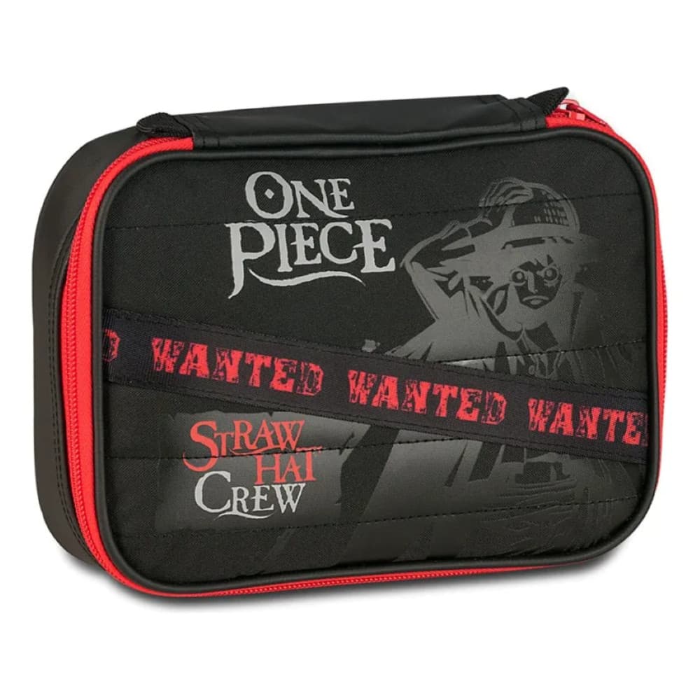 Estojo Box One Piece - Oficial Clio Original - Preto Vermelho