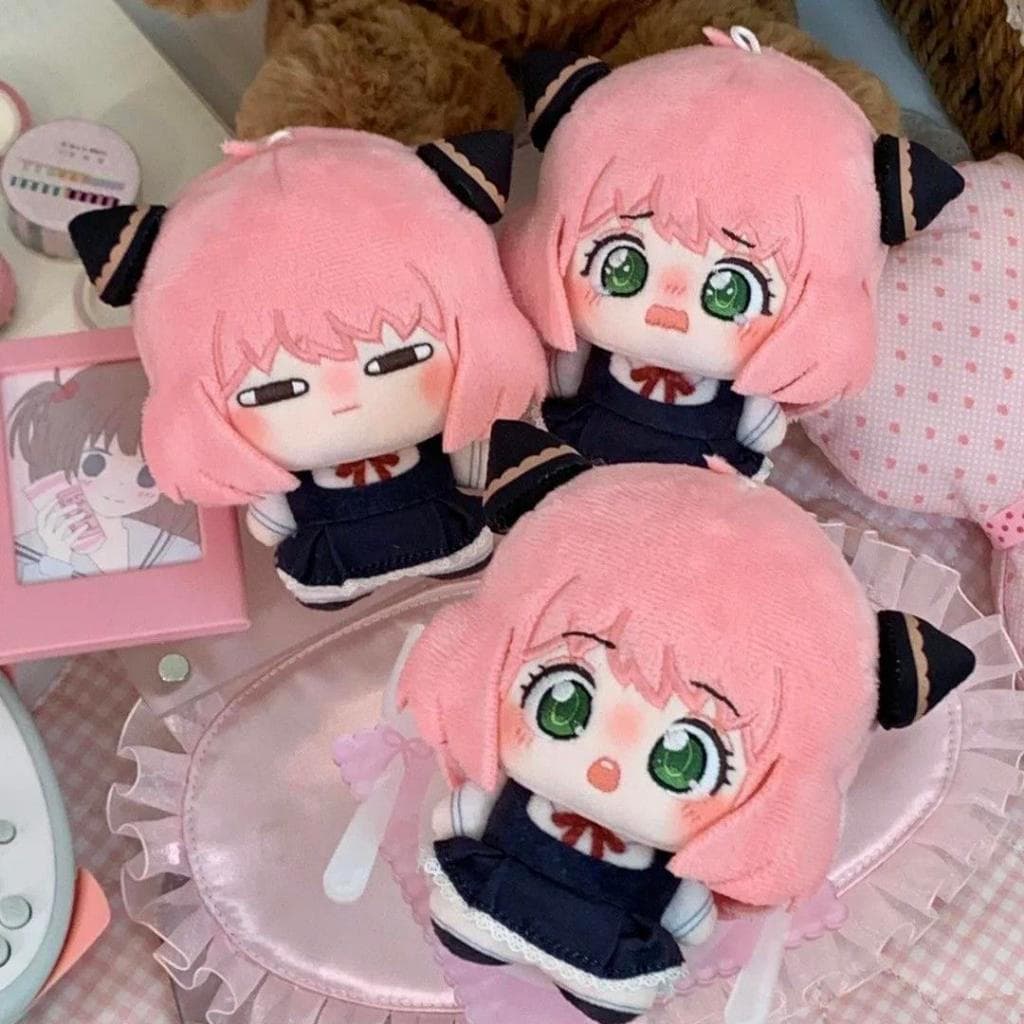 10cm SPY×FAMILY Brinquedos de Pelúcia Anya Forger Bonecas da Série de Personagens de Anime