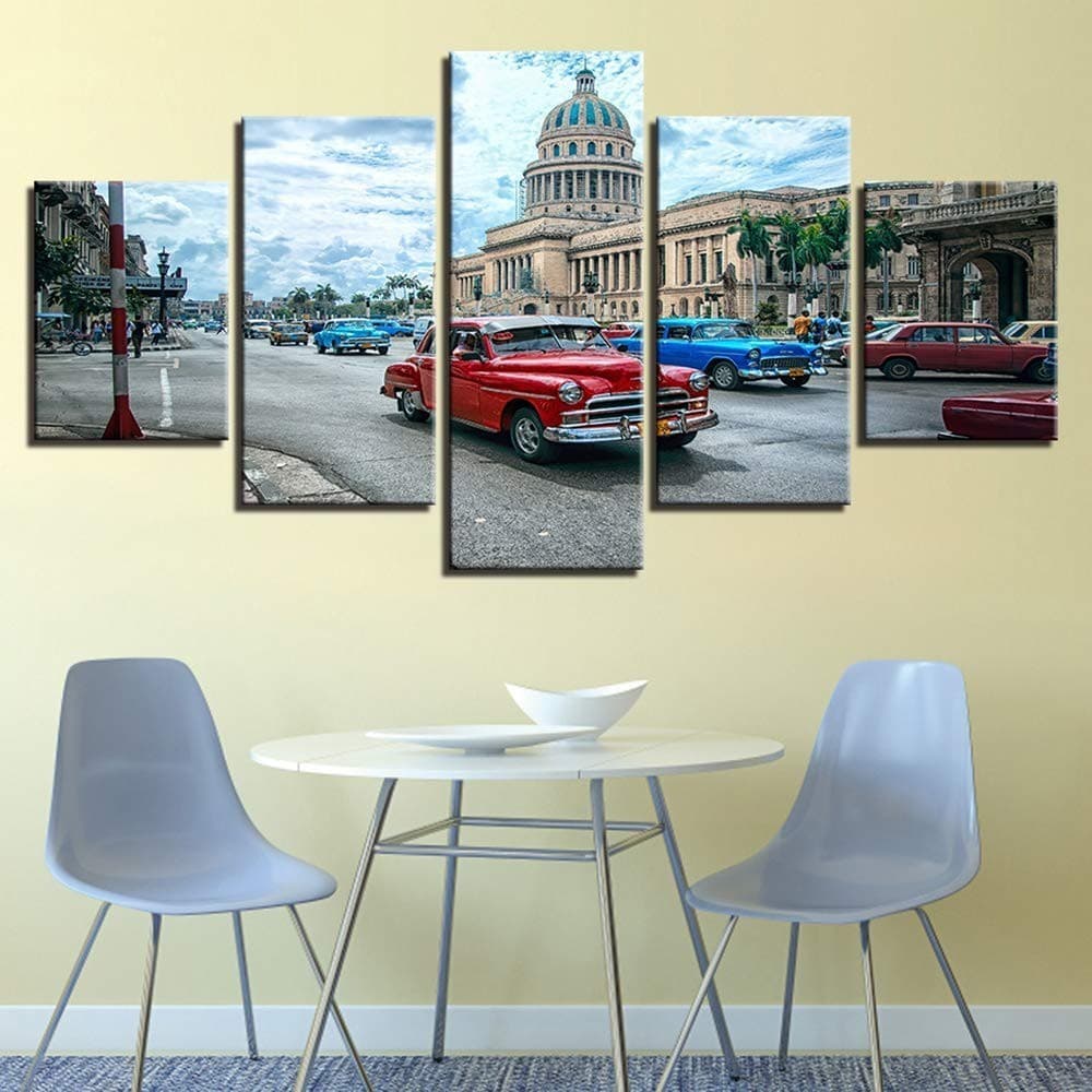 Quadros Decorativos Cidade Havana Cuba Decoração Sala Quarto Escritorio Hall