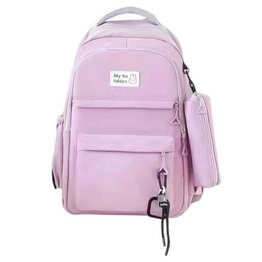 Mochila Feminina Escolar De Viagem Moda Casual Sinal de coelho