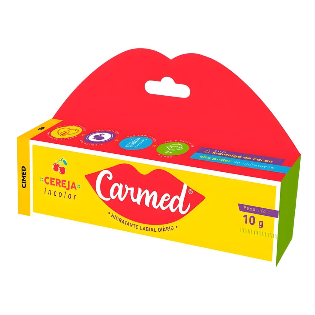 Hidratante Labial Carmed Cereja 10g - Edição Ilimitada