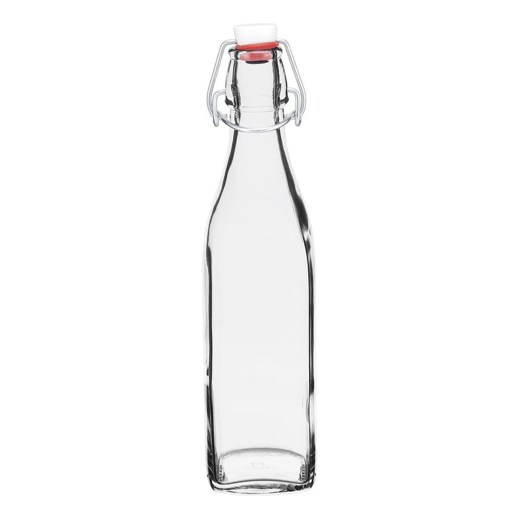 Garrafa De Vidro 500 Ml Tampa Hermética Swing Bormioli Rocco