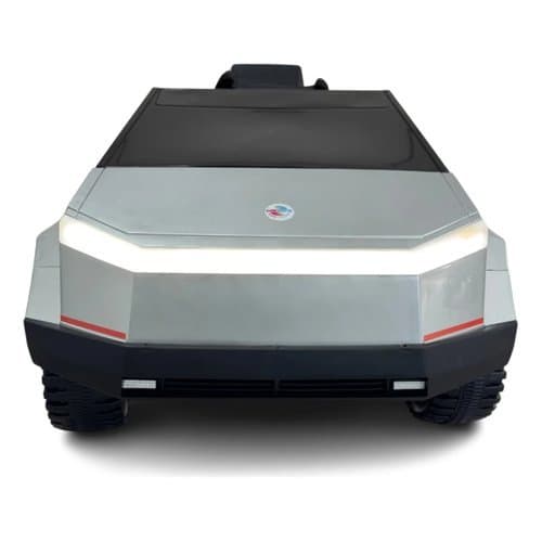 Carro Eletrico Infantil Super Truck 12v Alta Autonomia Veiculo Infantil Cinza Seguro