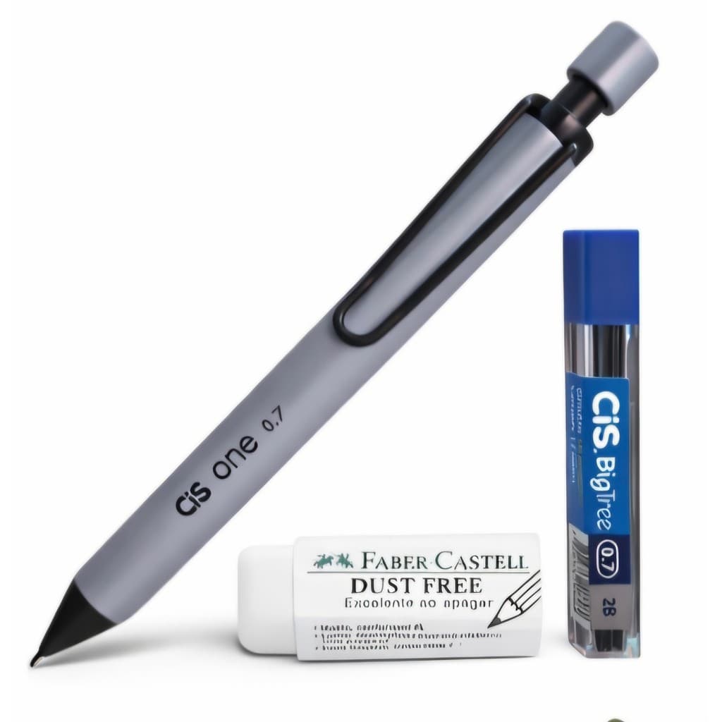 Lapiseira Profissional 07mm Cis One Azul+Borracha+Grafite