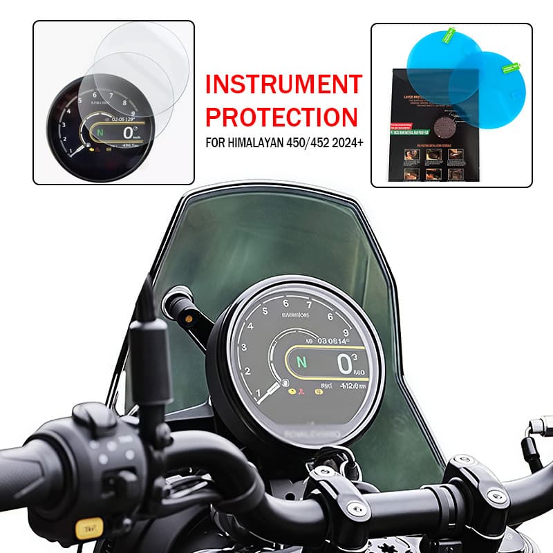 Para O Himalaia 450 Himalaia450 2024 2025 Conjunto De Instrumentos De Motocicleta Película De Proteção Contra Arranhões