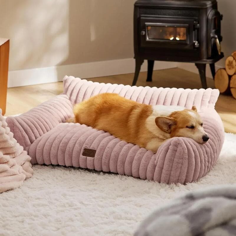 Cama/Sofá para Gatos de Estimação, Ninho Quente de Inverno para Gatos, Cama para Cães e Gatos Pequenos e Médios, Cama Co