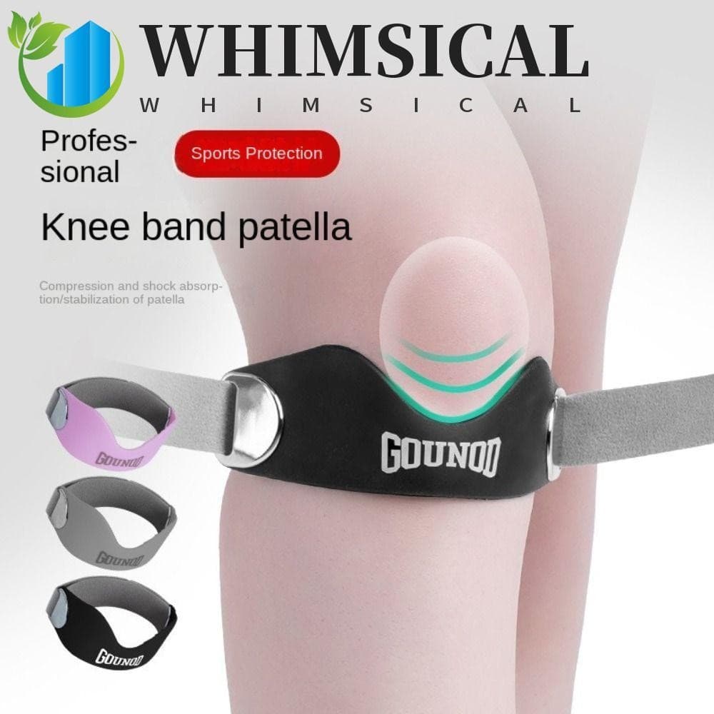 Joelheiras WHIMSICAL com Alça de Patela, Suporte Ajustável e Macio para Patela, Almofada Respirável com Pressão Profissi