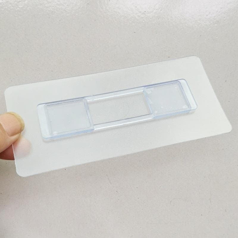 Peça caixa de tecido remendo acessórios titular escova de dentes perfuração-livre toalete parede pendurado ventosa Visco