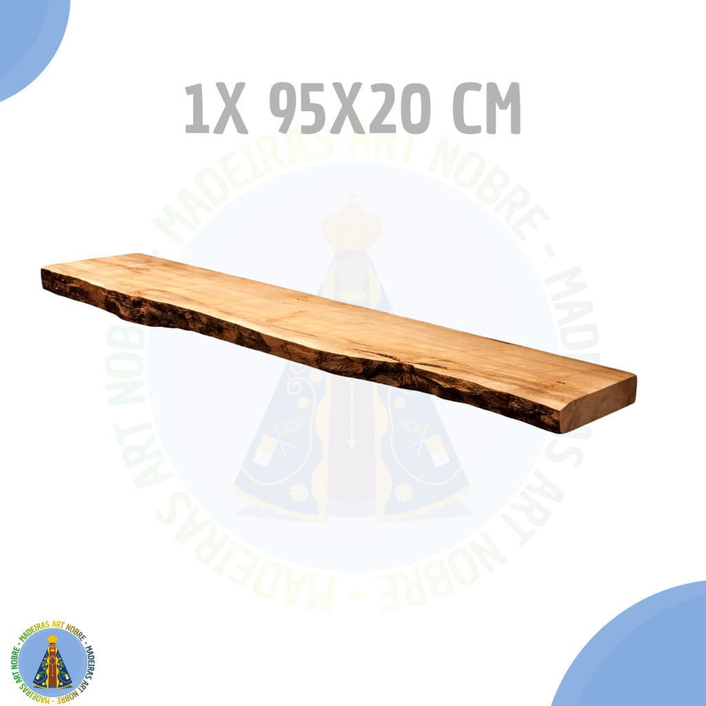 Prancha rústica  de madeira 100x20 - Pratileira de madeira maciça