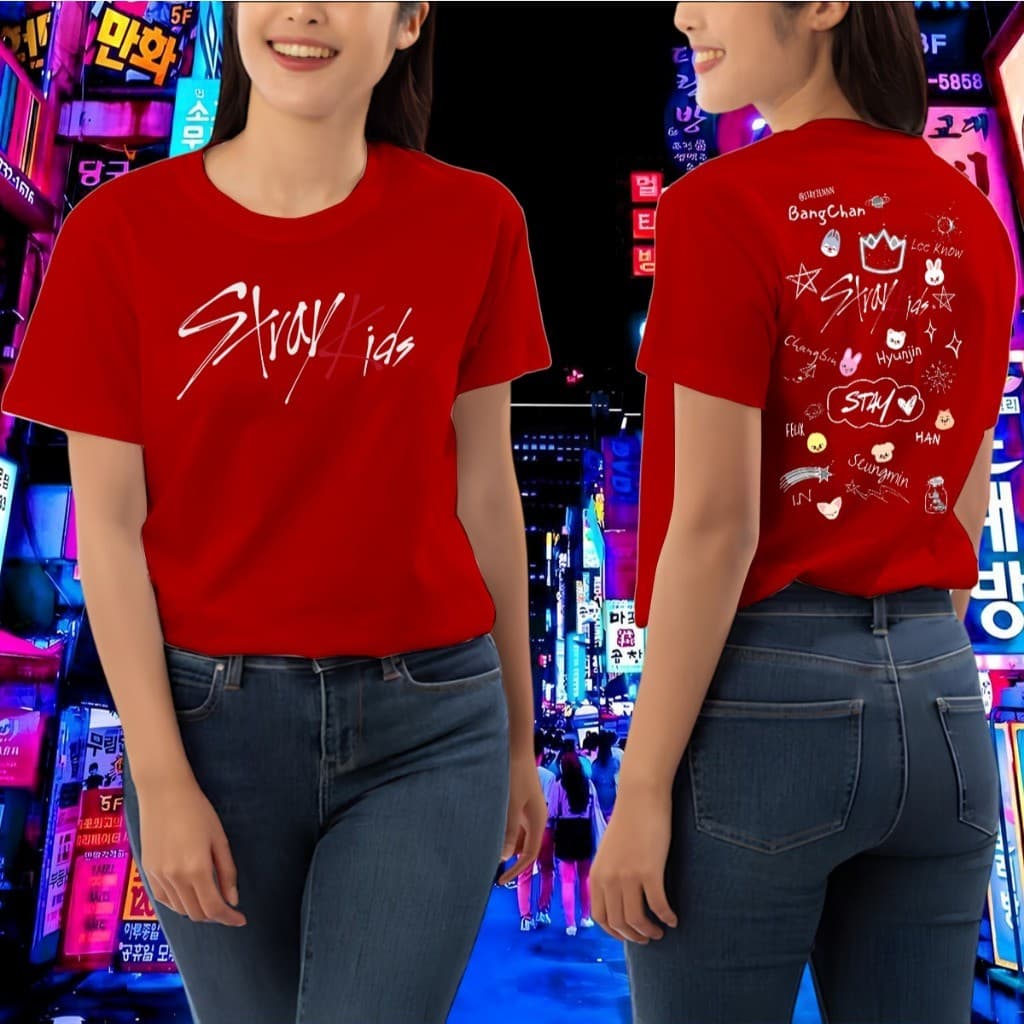 Camiseta Stray Kids Kpop Skz Skoo Chibli Fofos Szoo Cute Hyunjin Unissex Envio Imediato