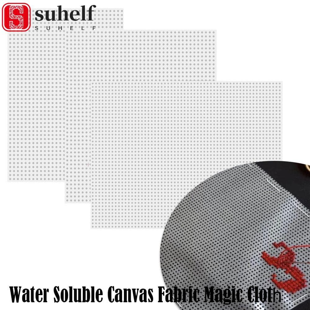 Tela Solúvel Em Água SUHELF , Artesanato DIY , Suprimentos Cruzados , De Resíduos Para Cruz , Transparente