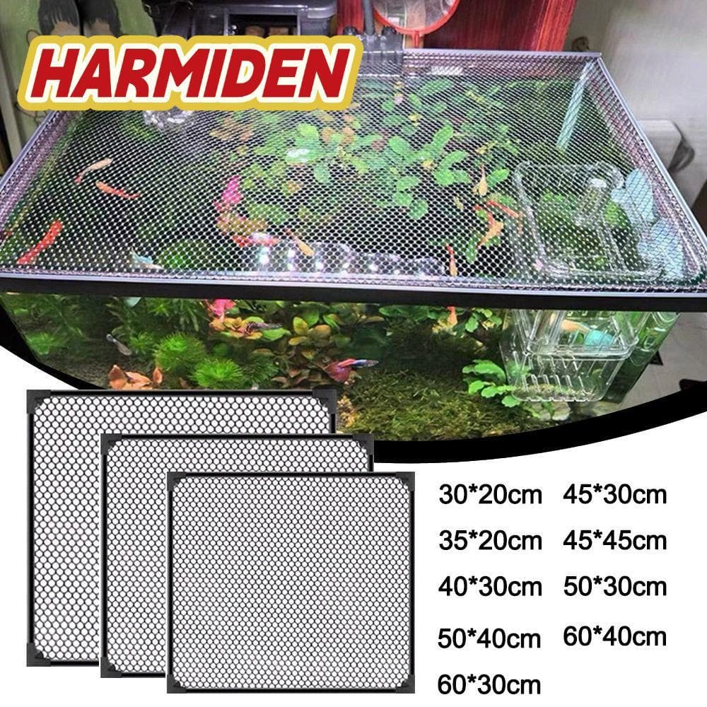 Tampa Da Do Tanque De Peixes MIOSHOP , Fácil Instalação , Anti-Salto Para Aquário , Tartaruga DIY