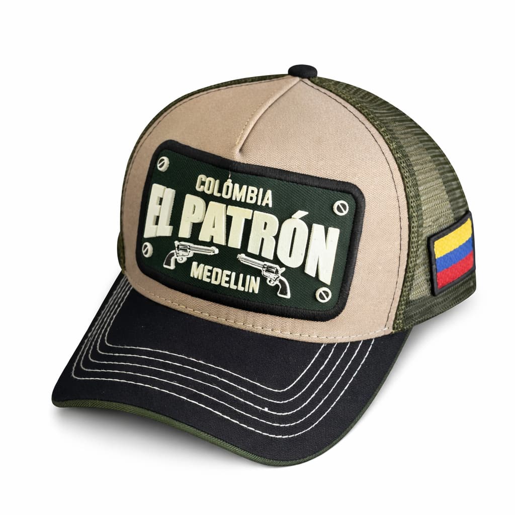 Boné El Patrón Trucker Premium Snapback Tela
