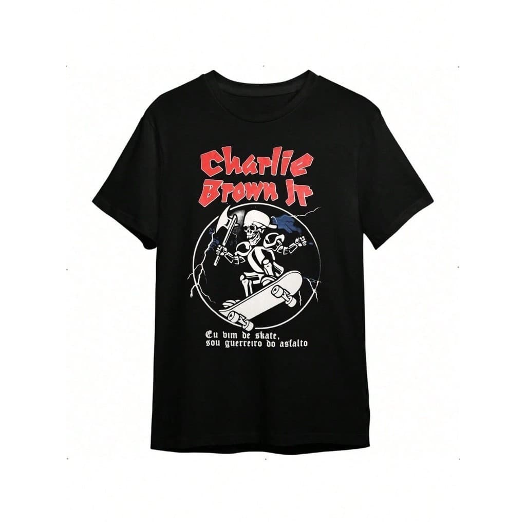 Camiseta Charlie Jr Banda Skate Skatista Unissex Lançamento Envio Imediato