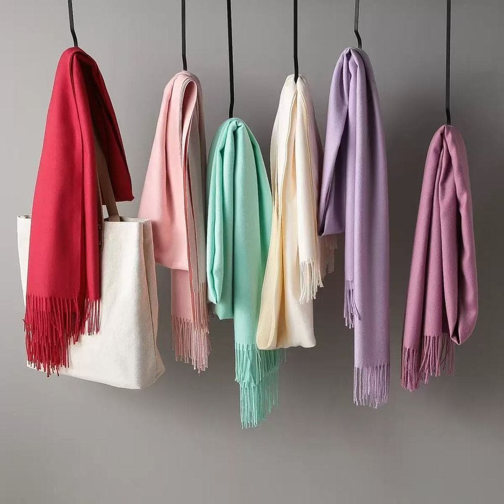 Anti-pilling cachecol feminino de inverno com  220garamas