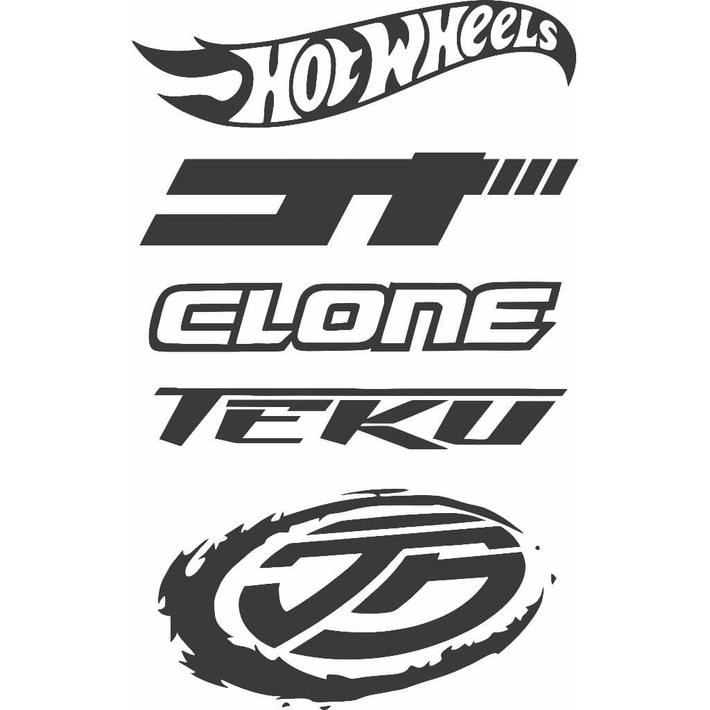 kit adesivos TEKU CLONE HOTWHEELS ST