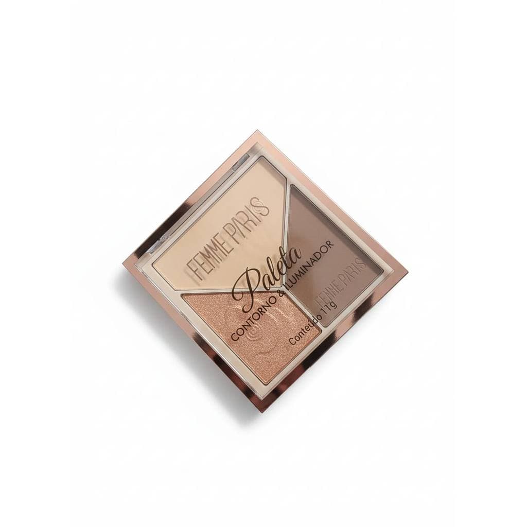 Paleta Contorno & Iluminador Femme Paris FR615