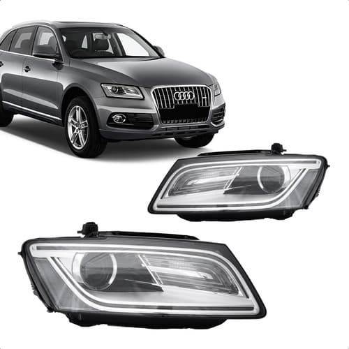 Farol Q5 2013 2014 2015 16 Eletrico C/motor C/projetor C/led