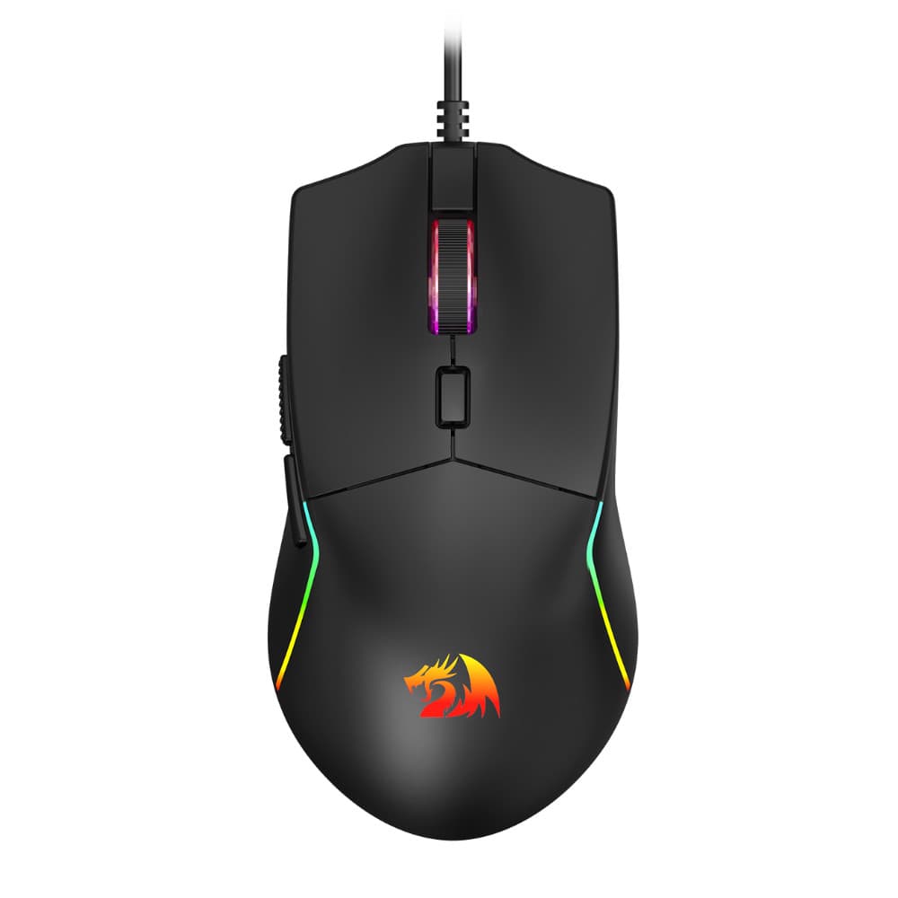 Mouse Gamer Redragon Naga RGB 10000DPI USB PAW3313 6 Botões Preto - M730-RGB