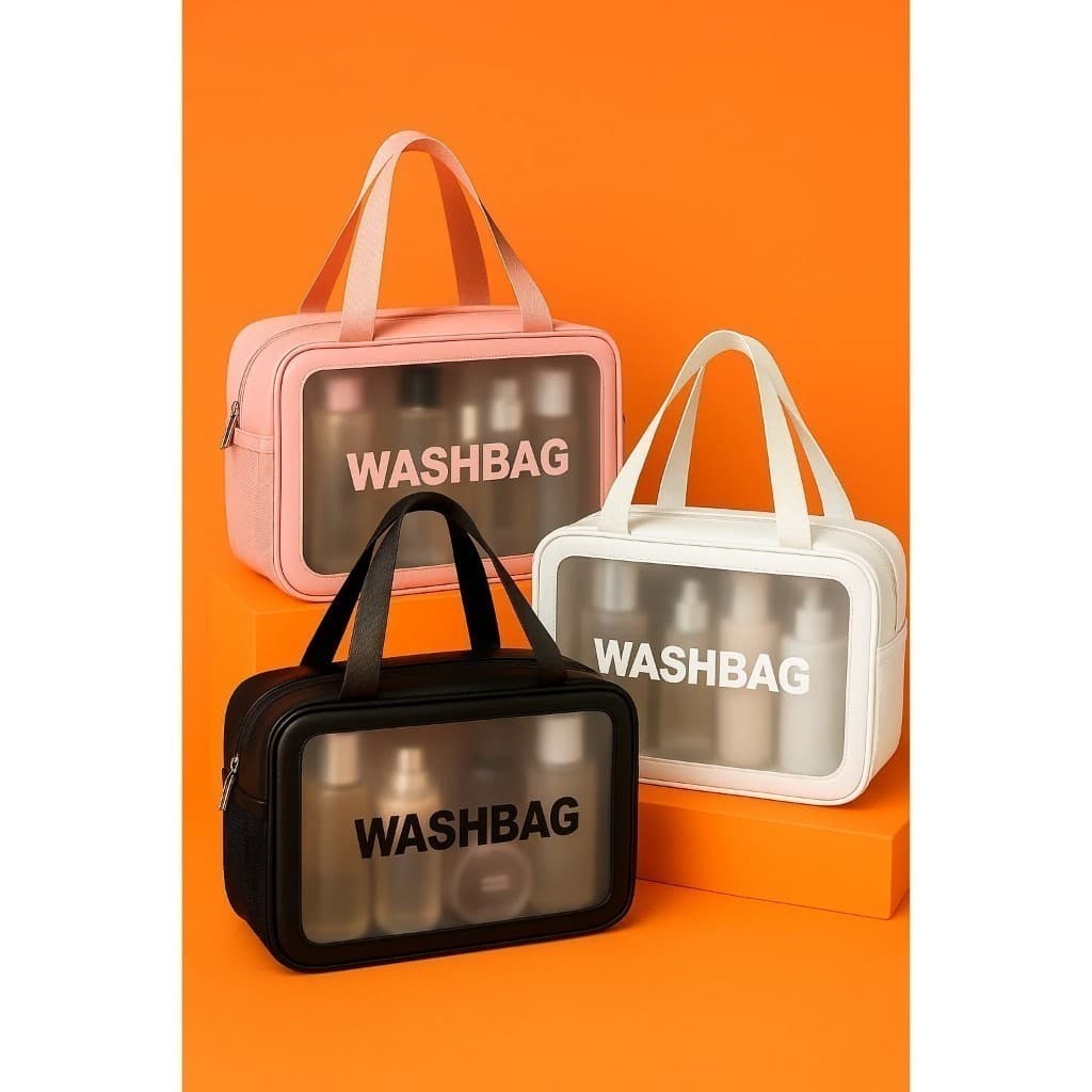 Necessaire Grande Feminina Estampada com Alça Bolsa para Maquiagem Cosméticos Viagem